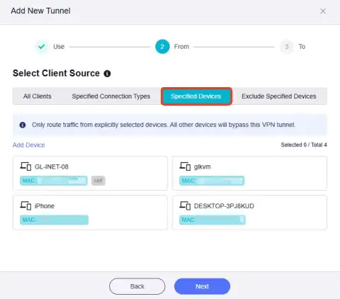 GL.iNet: Решите, кто пойдёт через VPN