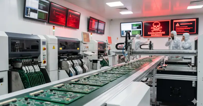 Ransomware Nitrogen atinge a Foxconn: 8 TB de esquemas da Apple, Nvidia e Google roubados