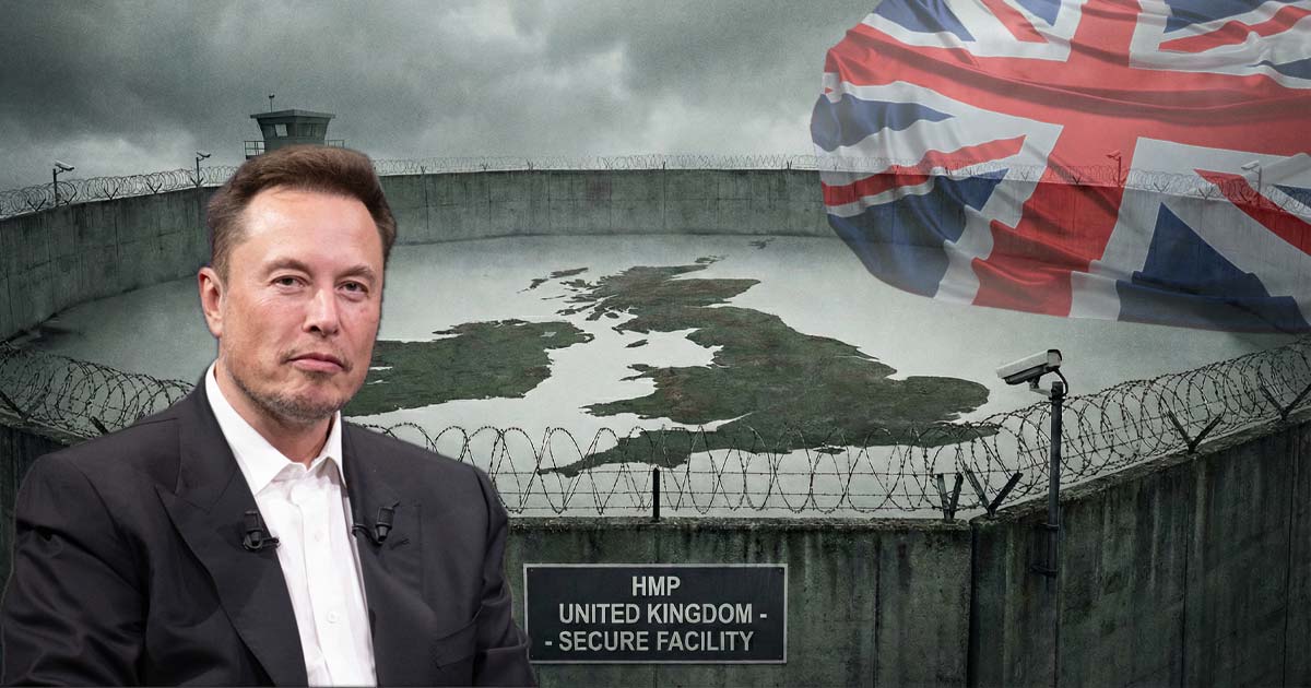 Elon Musk: "The UK has become a prison island." Mass transition to VPNs in Britain.